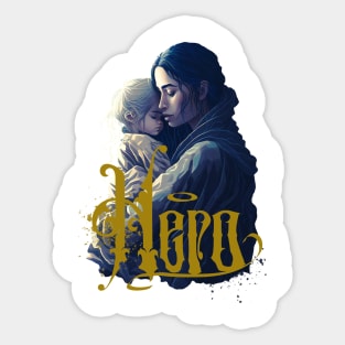 Mother's Day Mama hero Beautiful Mother Sticker